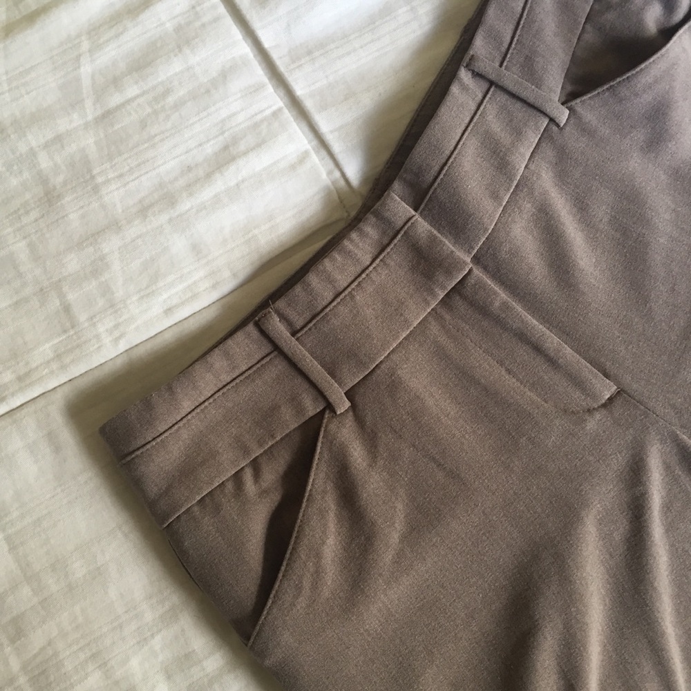 New York & Company Tan Trouser Pant Size 4P